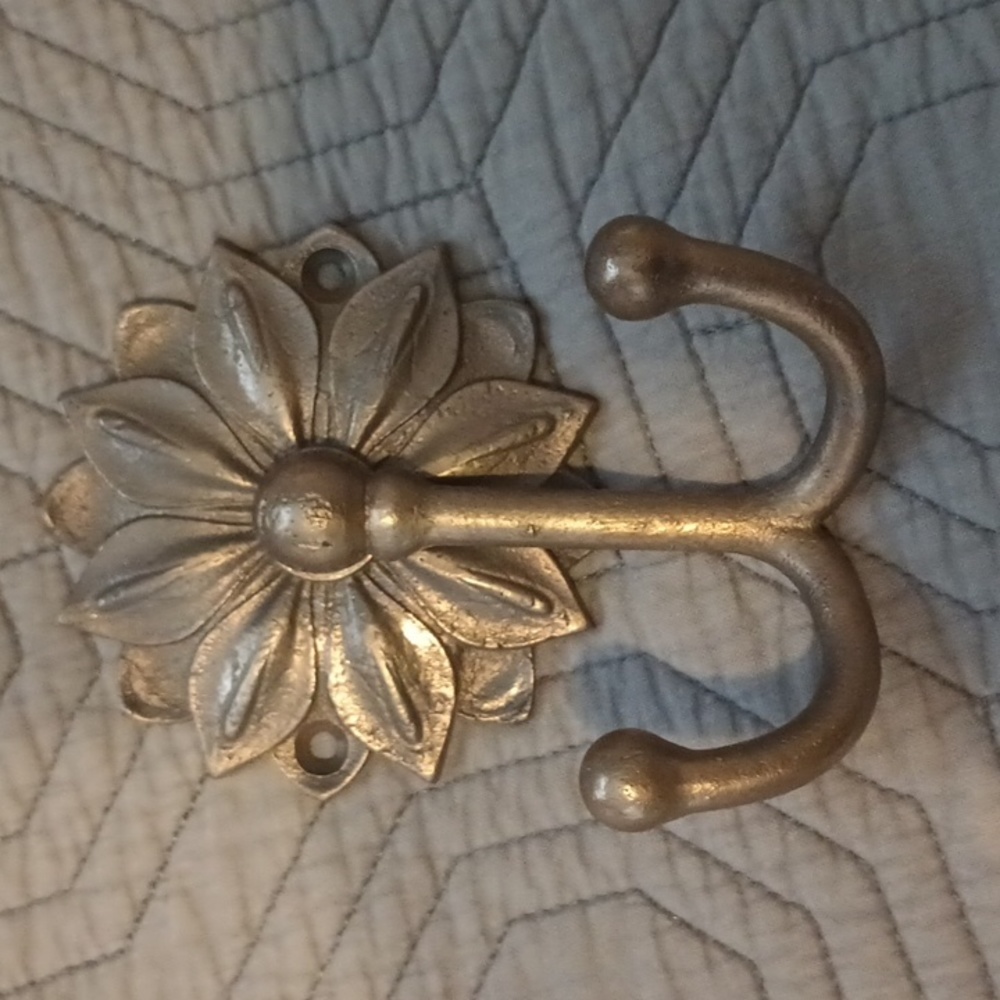Double Robe hooks or coat hooks,  2 for $12